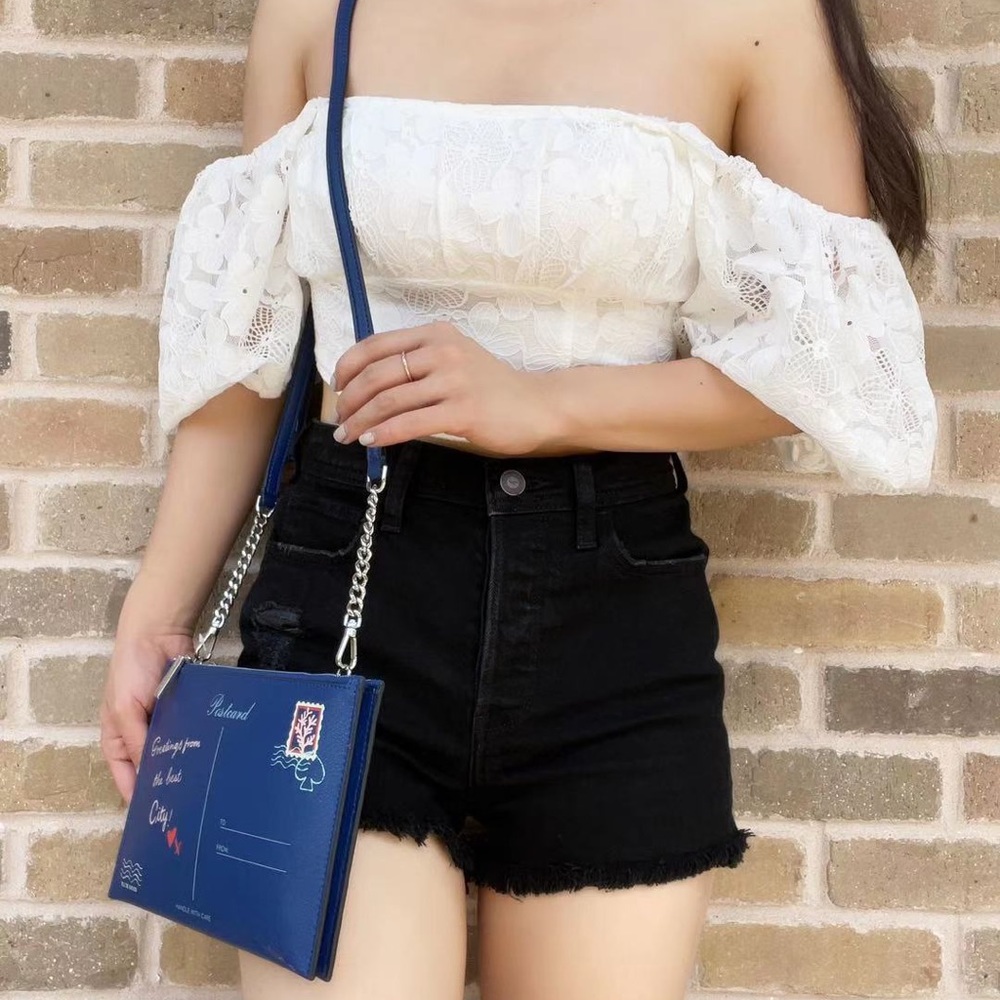 Kate Spade Postcard Double Zip Crossbody - Picture 3 of 7